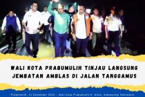 Wali Kota Prabumulih Tinjau Langsung Jembatan Amblas di Jalan Tanggamus