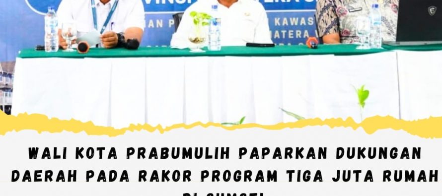 Wali Kota Prabumulih Paparkan Dukungan Daerah pada Rakor Program Tiga Juta Rumah di Sumsel