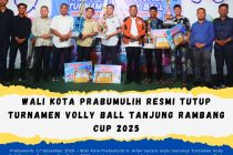 Wali Kota Prabumulih Resmi Tutup Turnamen Volly Ball Tanjung Rambang Cup 2025