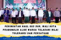 Peringatan Haul Gus Dur, Wali Kota Prabumulih Ajak Warga Teladani Nilai Toleransi dan Persatuan