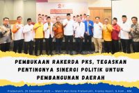 Pembukaan Rakerda PKS, Tegaskan Pentingnya Sinergi Politik untuk Pembangunan Daerah