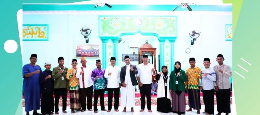 SEKDA PRABUMULIH LEPAS 12 KAFILAH DA’WAH ADI DI MASJID AL MUHAJIRIN DESA PANGKUL