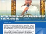 WALI KOTA PRABUMULIH HADIRI SAFARI RAMADHAN DI MASJID AL-HIDAYAH GUNUNG IBUL