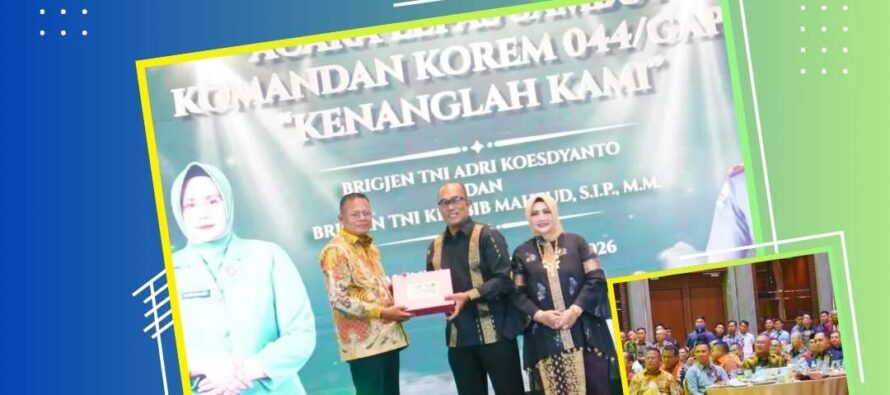 WALI KOTA PRABUMULIH HADIRI LEPAS SAMBUT DANREM 044/GAPO DI PALEMBANG