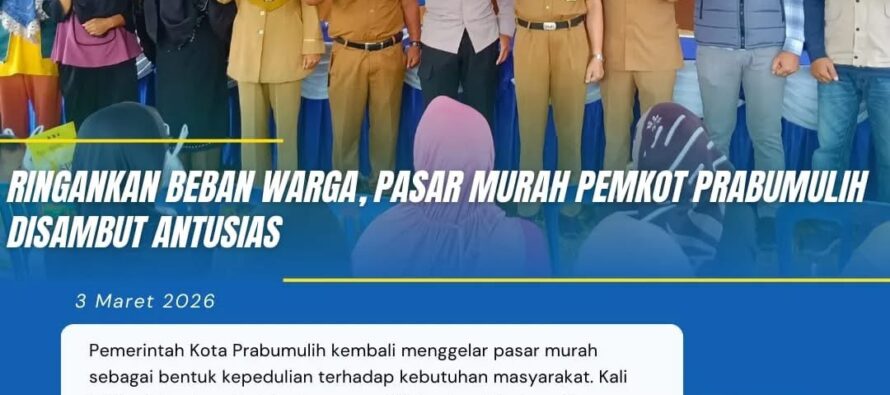Ringankan Beban Warga Pasar Murah Pemkot Prabumulih Disambut Antusias