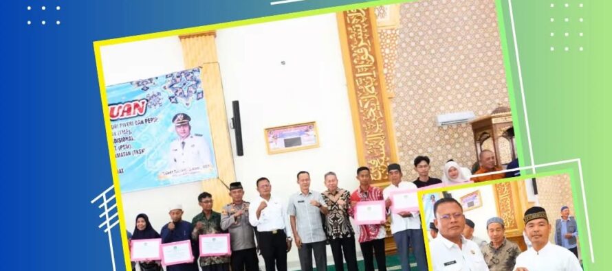Pemkot Prabumulih Salurkan Dana Bantuan Triwulan I, Wali Kota H.Arlan Tekankan Apresiasi Bagi Pejuang, Tokoh Masyarakat dan Petugas Sosial