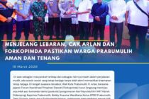 Menjelang Lebaran Cak Arlan dan Forkopimda Pastikan Warga Prabumulih Aman dan Tenang