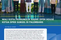 Wali Kota Prabumulih Hadiri Open House Ketua DPRD Sumsel Di Palembang