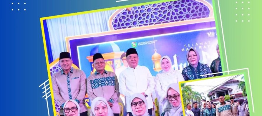Momentum Idul Fitri, Wali Kota Prabumulih Jalin Silaturahmi Di Open House Wagub Sumsel