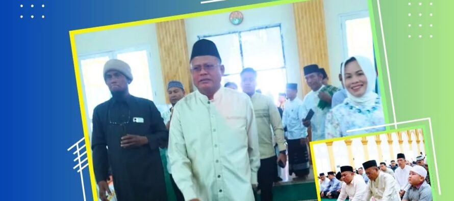 Wali Kota Prabumulih Sholat Idul Fitri Di Masjid Islamic Center, Ajak Warga Pererat Silaturahmi