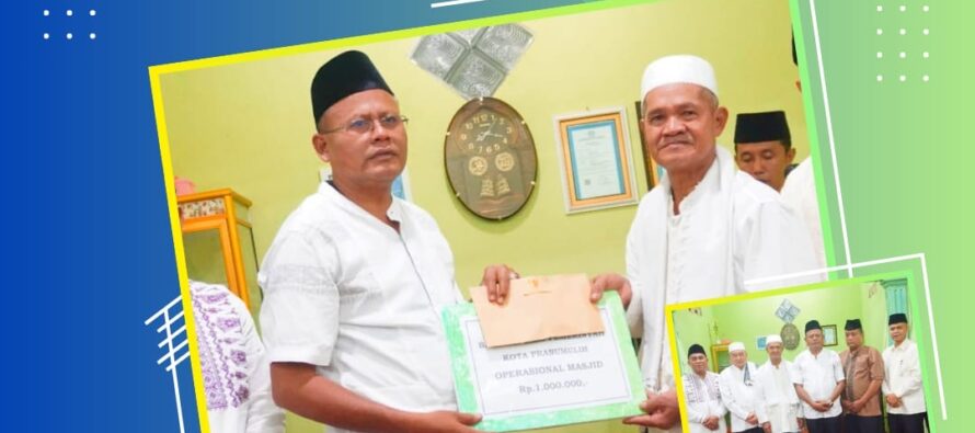 WALI KOTA PRABUMULIH HADIRI SAFARI RAMADHAN DI MASJID AL IKHLAS TANJUNG RAMBANG