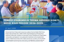 PEMKOT PRABUMULIH TERIMA AUDIENSI KOMITE MEDIK RSUD PERIODE 2026–2029