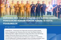 Audiensi Bea Cukai Palembang Bahas Sinergi Penegakan Hukum Rokok Ilegal Di Kota Prabumulih