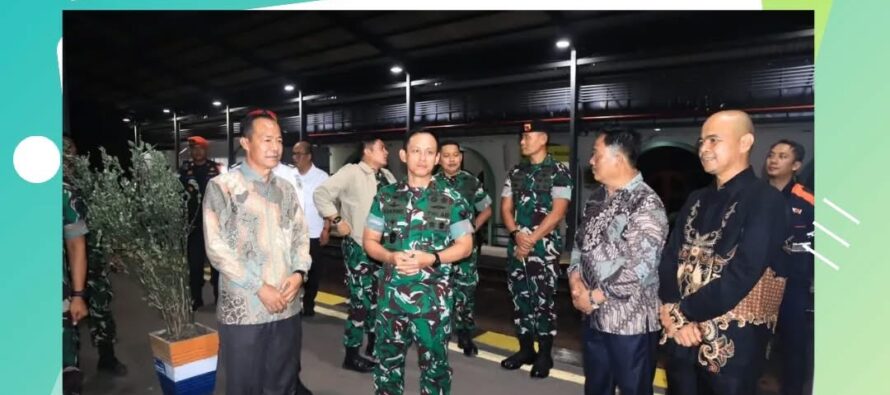 SEKDA PRABUMULIH DAMPINGI PENGAWALAN KUNKER PANGDAM II/SRIWIJAYA DI LAHAT