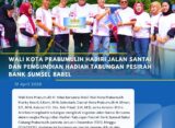 Wali Kota Prabumulih Hadiri Jalan Santai & Pengundian Hadiah Tabungan Persirah Bank Sumsel Babel