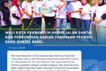 Wali Kota Prabumulih Hadiri Jalan Santai & Pengundian Hadiah Tabungan Persirah Bank Sumsel Babel