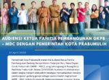 Audiensi Ketua Panitia Pembangunan GKPB – MDC Dengan Pemerintah Kota Prabumulih