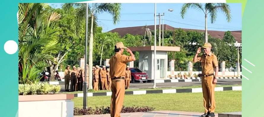 APEL MINGGUAN PEMKOT PRABUMULIH, SEKDA TEKANKAN DISIPLIN DAN PELAYANAN PRIMA