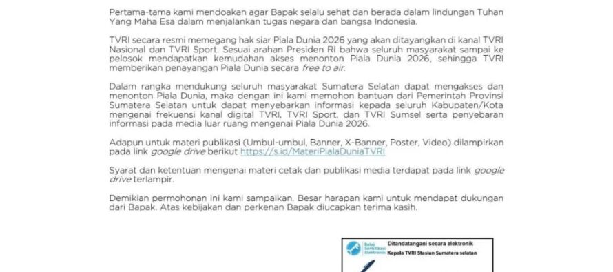 Nonton Piala Dunia 2026 makin gampang!