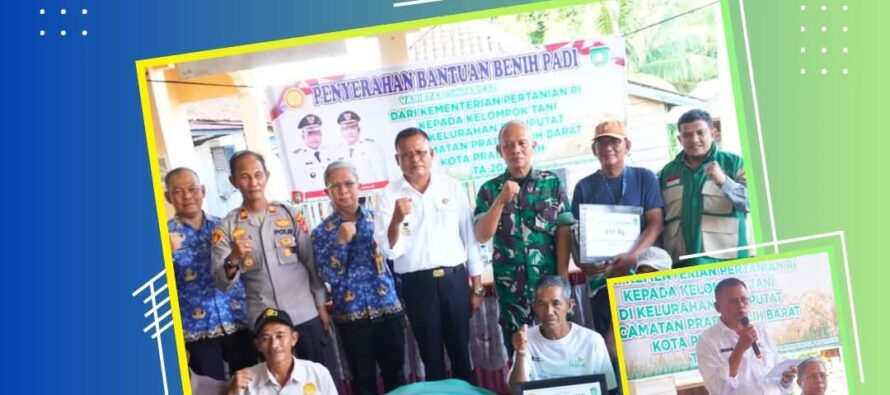 Wali Kota Hadiri Penyerahan Bantuan Benih Padi, Dorong Peningkatan Produktivitas Dan Kesejahteraan Petani