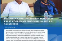 Pemerintah Kota Prabumulih Menggelar Rapat Koordinasi Pengendalian Inflasi Tahun 2026