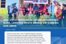 Wali Kota Prabumulih Resmikan Kampung Bijak, Langkah Nyata Menuju Kota Bersih dan Aman