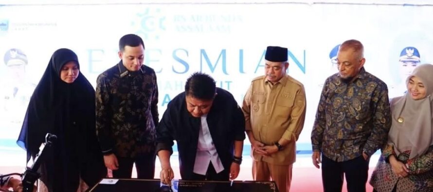 Peresmian RS AR Bunda Assalaam, Pemprov Sumsel Apresiasi Sinergi Pembangunan Layanan Kesehatan
