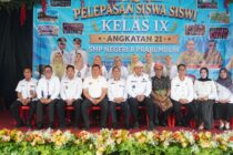 Wakil Wali Kota Prabumulih Lepas Siswa Kelas IX SMP Negeri 8 Prabumulih