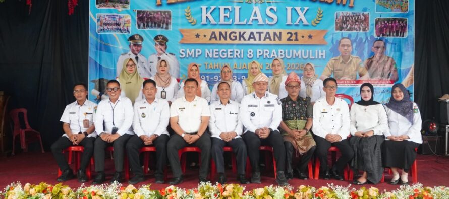 Wakil Wali Kota Prabumulih Lepas Siswa Kelas IX SMP Negeri 8 Prabumulih