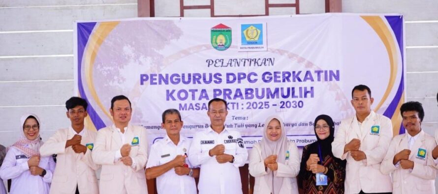 Sekda Prabumulih Hadiri Pelantikan DPC Gerkatin, Wujudkan Kota Ramah Disabilitas dan Inklusif