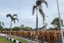 Apel Mingguan Pemkot Prabumulih, Sekda Tekankan Kekompakan, Pelayanan Prima, dan Disiplin ASN