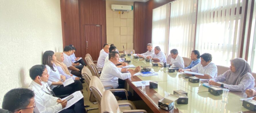 Rapat Penyampaian Rancangan Perhitungan dan Penetapan Usulan Penyesuaian Tarif Air Minum Perumda Tirta Prabujaya