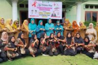 Ketua TP PKK Kota Prabumulih, Ibu Hj. Linda Apriana Arlan menghadiri kegiatan Deteksi Dini Penyakit Tidak Menular (PTM) Kanker Rahim dan Kanker Payudara yang dilaksanakan di Pustu Sindur