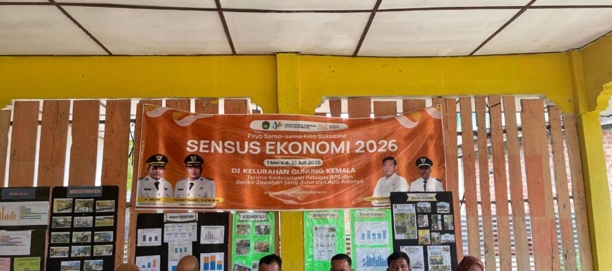 Sekda Prabumulih Tinjau Lapangan Dan Fasilitasi Tapal Batas Di Kelurahan Gunung Kemala