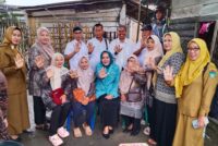 Ketua TP PKK Kota Prabumulih Tinjau Balita Stunting di Desa Tanjung Menang dan Kelurahan Tanjung Raman