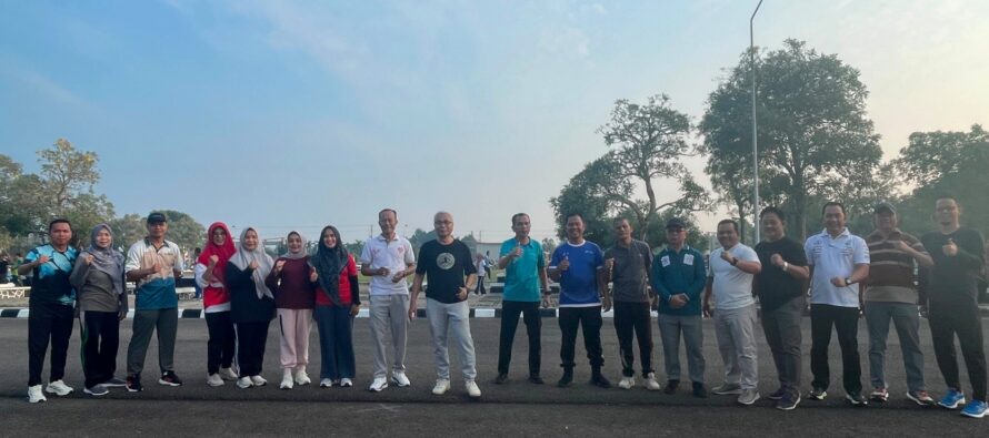 Senam Pagi Tingkatkan Kebugaran dan Kebersamaan ASN di Lingkungan Pemkot Prabumulih