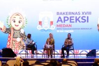 Wakili Wali Kota Prabumulih, Asisten III Hadiri Dialog Kota Tangguh Pada Rakernas XVIII Apeksi Di Medan