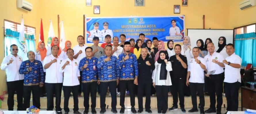 Musyawarah Kota KORMI 2026, Pemkot Prabumulih Dorong Penguatan Olahraga Masyarakat