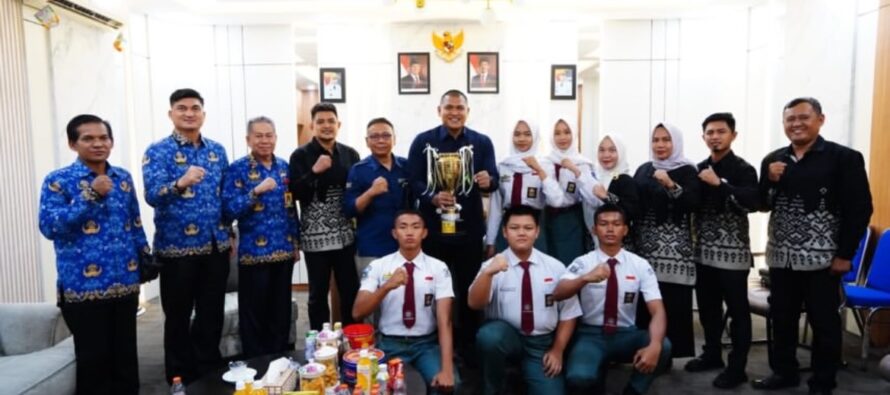 Wakil Wali Kota Prabumulih Terima Audiensi SMA Negeri 6, Apresiasi Prestasi Di Drumband Canka Adhiswara