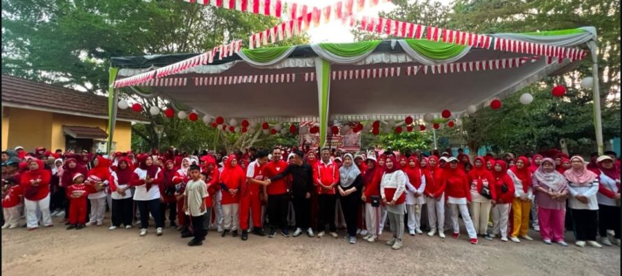 Semangat Kemerdekaan, Wali Kota Prabumulih Hadiri Jalan Santai Dan Senam Bersama Di Wonosari