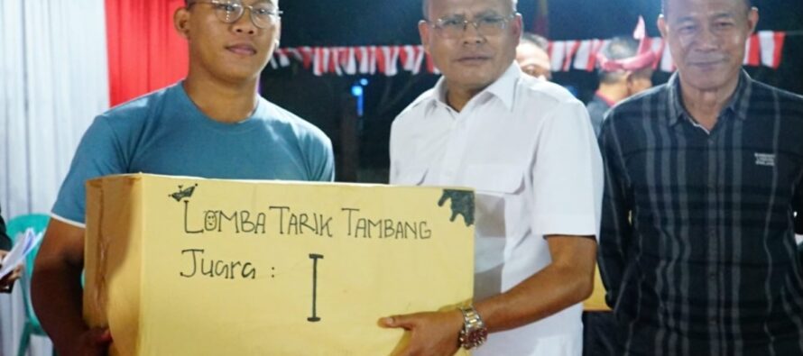 Malam Puncak HUT Ke-81 RI Di Sukaraja Berlangsung Meriah, Wali Kota Prabumulih Hadir Bersama Masyarakat