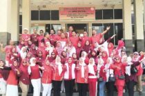 Ketua TP PKK Kota Prabumulih Hadiri Peringatan HUT RI Ke-81 Di Disdukcapil Kota Prabumulih