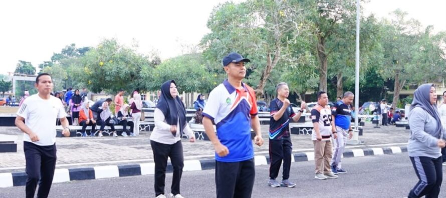 Senam Bersama ASN, Pemkot Prabumulih Perkuat Kebugaran dan Kebersamaan