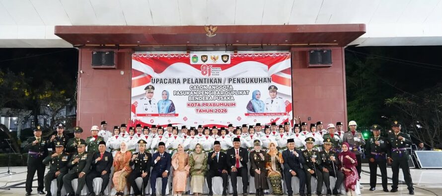 Pengukuhan Paskibraka Kota Prabumulih, Momentum Membentuk Generasi Muda Berkarakter