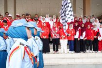 Semangat Merah Putih, Gerak Jalan HUT RI Ke-81 Meriahkan Kota Prabumulih