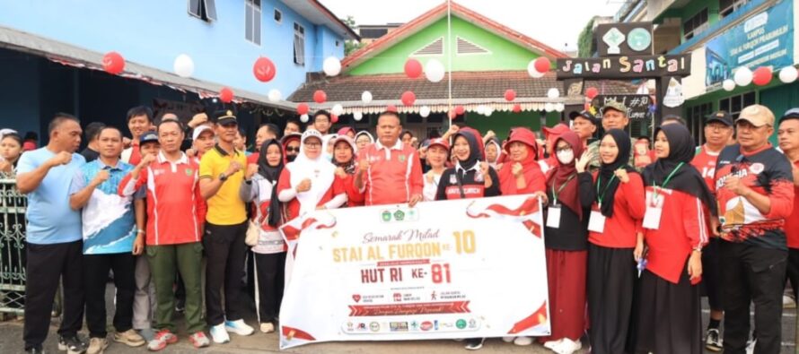 Meriahkan Milad Ke-10 STAI Al-Furqon Prabumulih, Wali Kota Hadiri Jalan Santai Bersama
