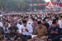 Wali Kota Prabumulih Bersama Wakil Wali Kota Ikuti Salat Istisqa, Memohon Turunnya Hujan Penuh Berkah