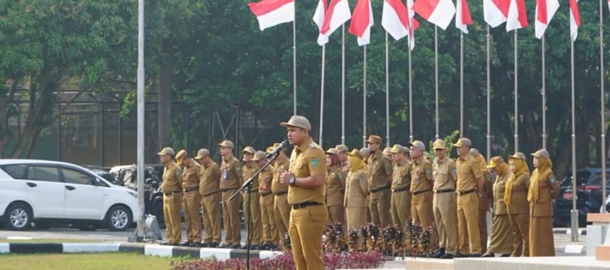 Apel Mingguan, Wakil Wali Kota Prabumulih Ajak Masyarakat Meriahkan HUT Ke-81 Kemerdekaan RI