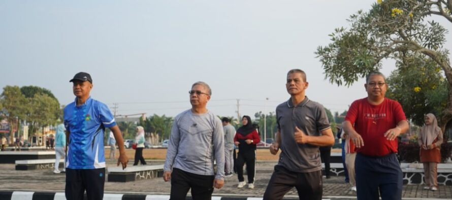 Wujudkan ASN Yang Sehat dan Produktif, Pemkot Prabumulih Gelar Senam Pagi