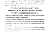 PENGUMUMAN PEMERINTAH KOTA PRABUMULIH